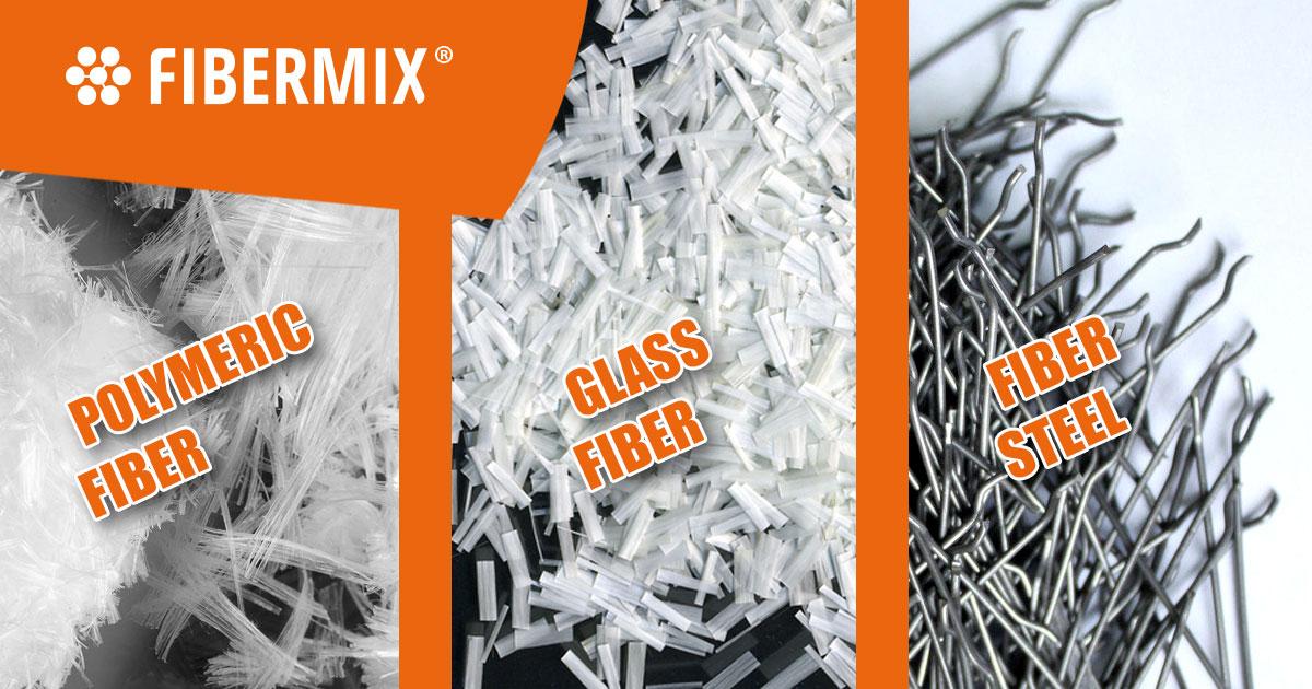 Polymer fiber, fiberglass, steel fiber - comparison