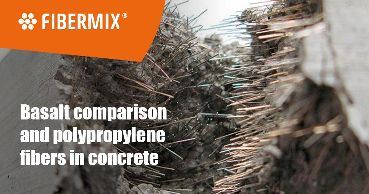 Basalt fiber in concrete